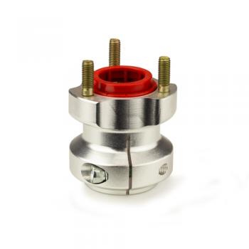 Radstern hinten f. 40 mm Achse | Länge: 62 mm | silber